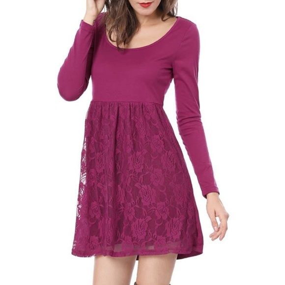 Allegra K long sleeves Dress - Picture 3 of 7